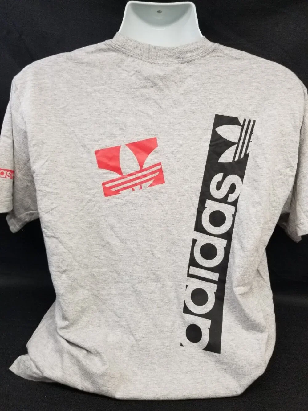 Adidas Men's Graphic Slap Tags Gray T-Shirt Size L NEW WITH TAGS!